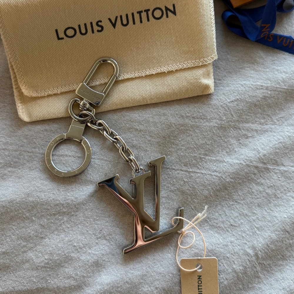 Louis Vuitton Initials Key Holder and Bag Charm